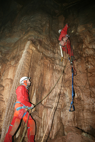 Aaron Moses bolt climbing