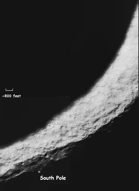 Rim of Shackleton Crater