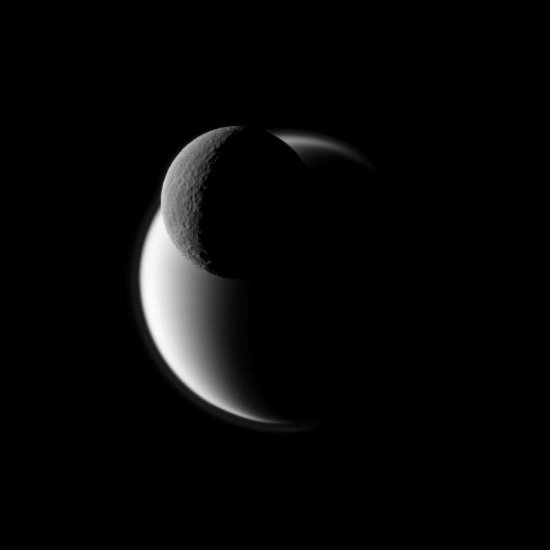 Rhea eclipses Titan
