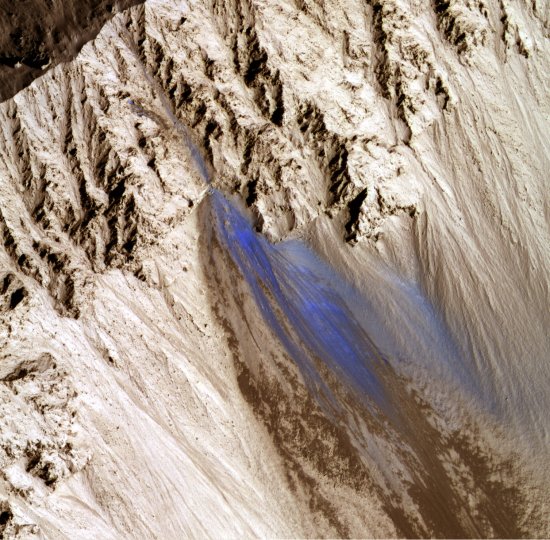 landslide on Mars