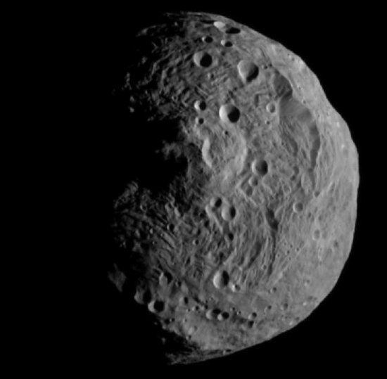First image from orbit of Vesta