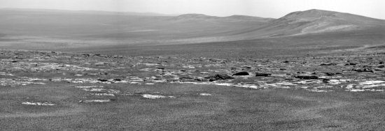a view of Endeavour Crater