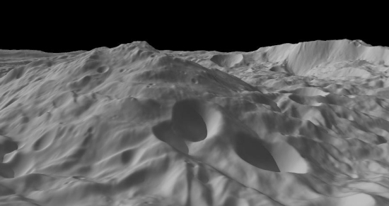 Mountain on Vesta