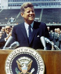 Kennedy at Rice University