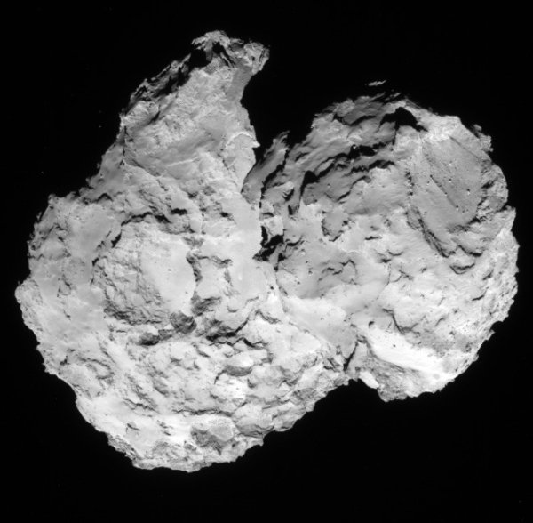 67P from 52 miles, August 7, 2014
