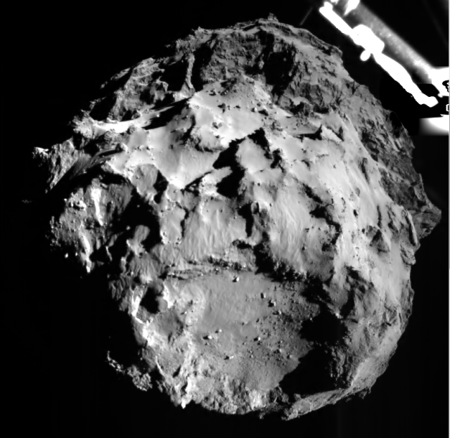 Comet 67P/C-G as seen by Philae during its descent