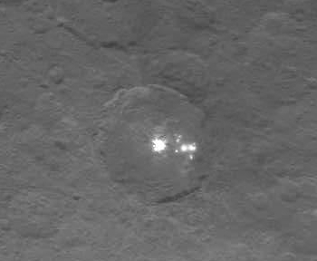 Ceres' double bright spots