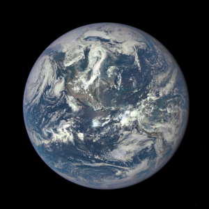 Earth from a million miles away
