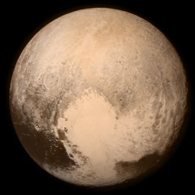 Pluto just before close encounter