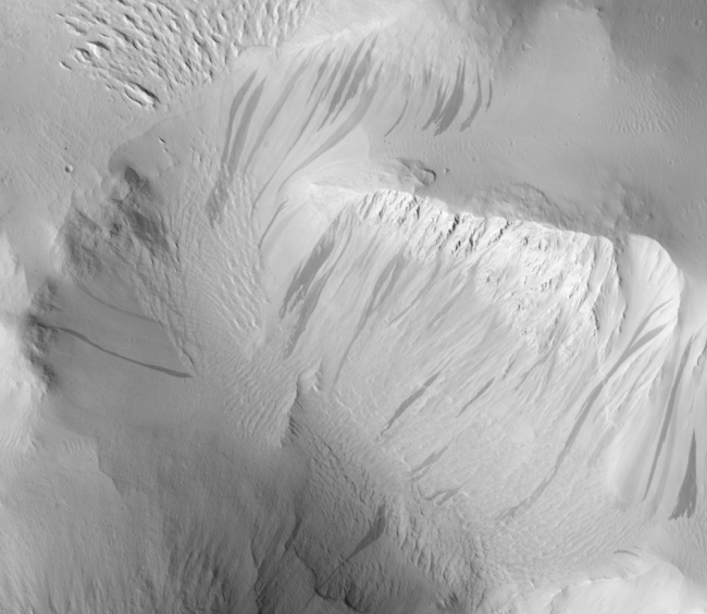 landslides on Mars