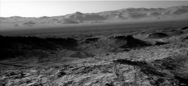 Looking across Gale Crater