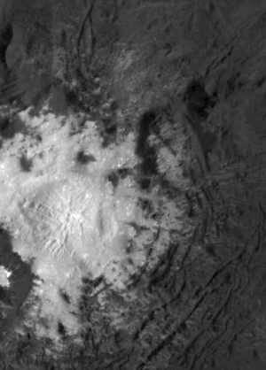 Brightest Spot in Occator Crater on Ceres