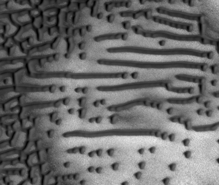Weird dunes on Mars
