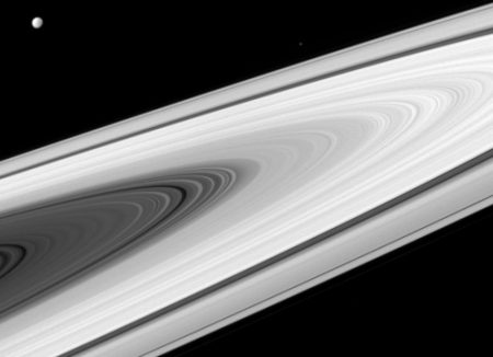 The rings of Saturn