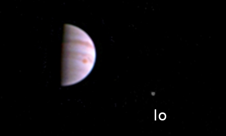 Juno's first picture in orbit