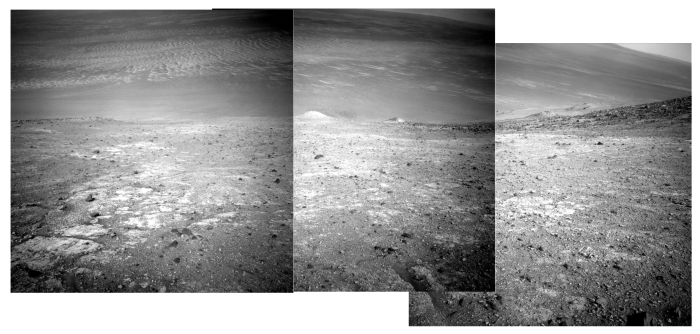 Looking east into Endeavour Crater
