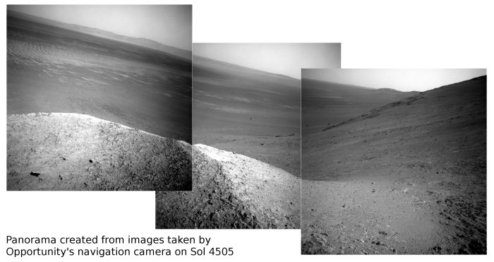 Panorama from Sol 4505 images