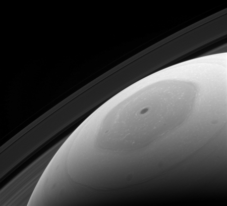 Saturn's north polar hexagon jet stream