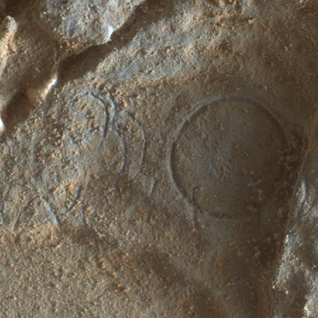 circular features on Vera Rubin Ridge