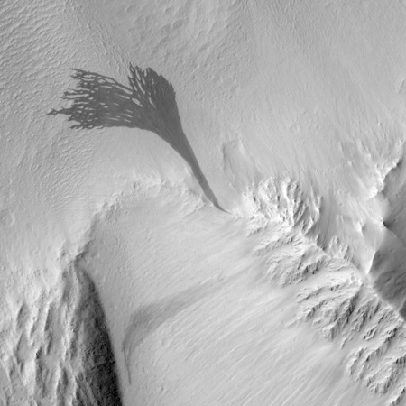 Massive flow on Mars
