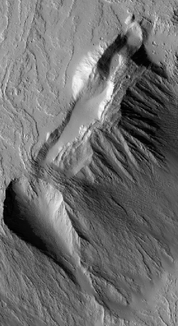 More lava flows off of Olympus Mons