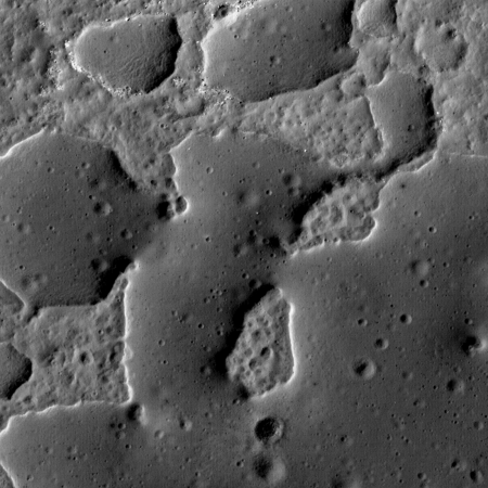 Weird terrain at Ina on the Moon