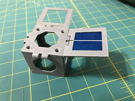 A solar panel for a cubesat