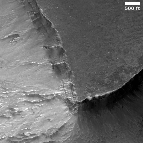 The rim of Valles Marineris