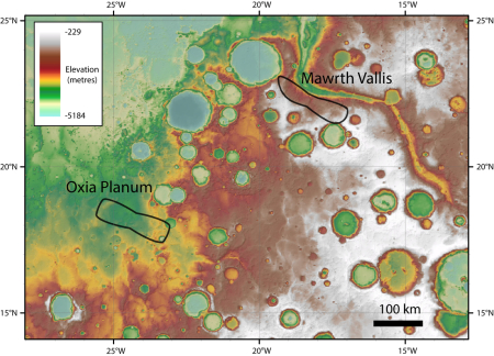 ExoMars 2020 landing site