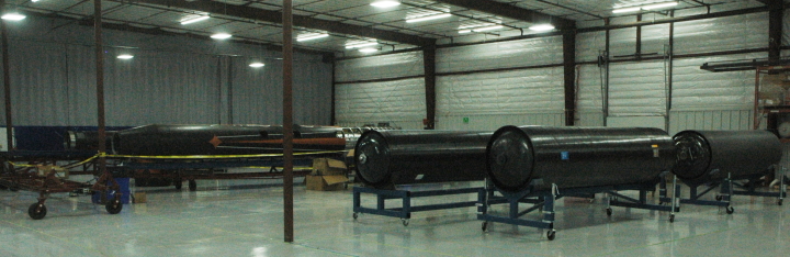 Vector rocket assembly floor