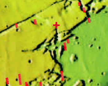 Pit location in Kasei Valles