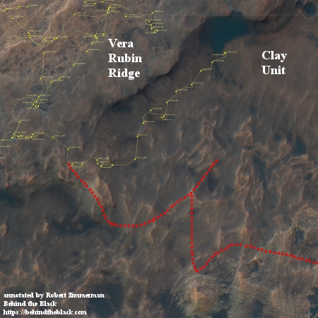 Curiosity's travels as of sol 2366