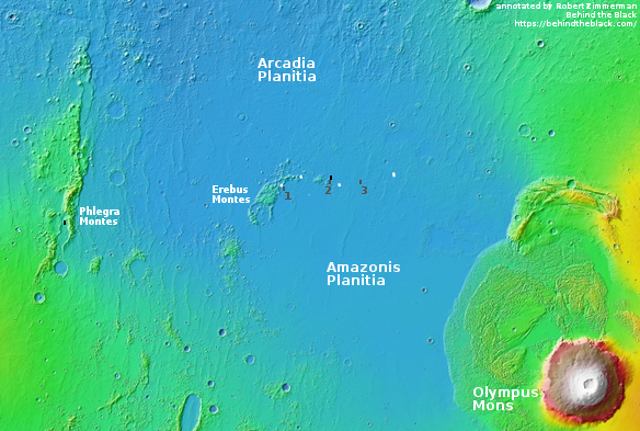 Starship landing sites