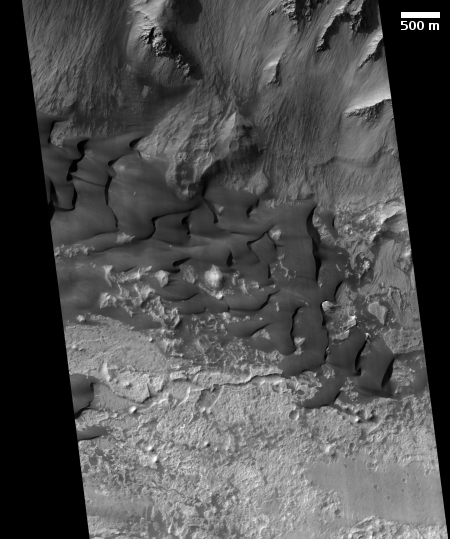 Dunes on the floor of Valles Marineris