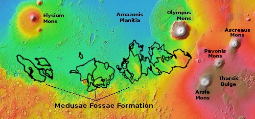 The Medusae Fossae Formation on Mars