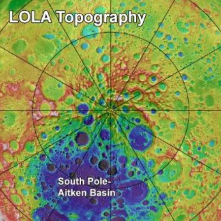 The Moon's south pole