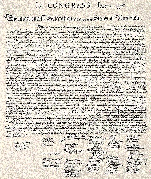 Renewing the Declaration of Independence