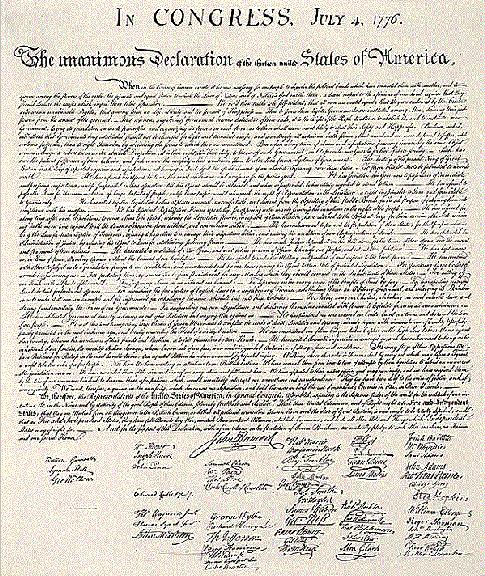 The Declaration of Independence