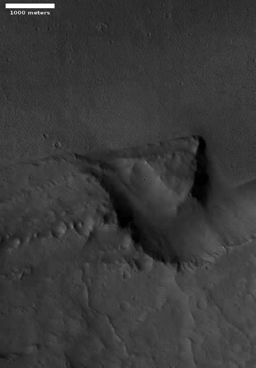 Big rock break in Kasei Valles