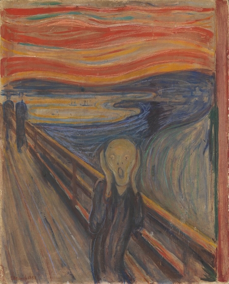 The Scream by Edvard Munch 