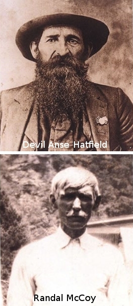 Members of the Hatfield and McCoy clans