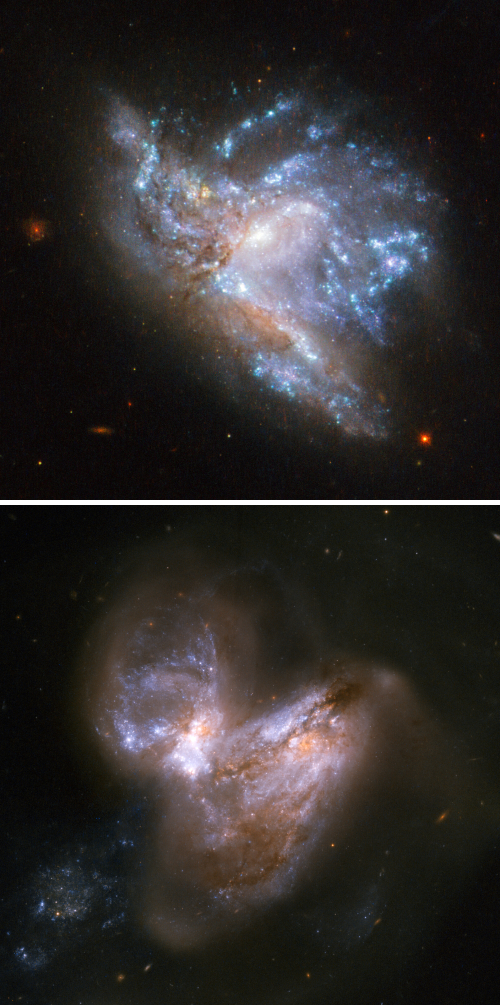 Colliding galaxies!