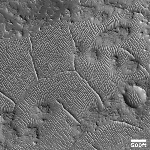 Baffling ridges on Mars