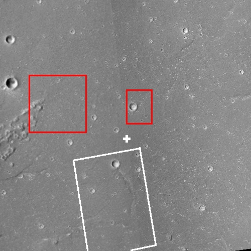 The rover landing site for Tianwen-1's rover