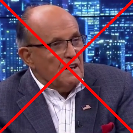 Rudy Giuliani-Blacklisted from practicing law in New York