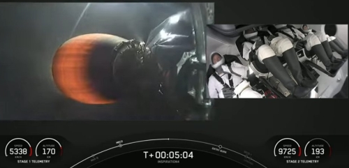 Dragon at 193 kilometers