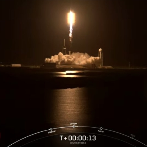 Falcon 9 at T+13 seconds