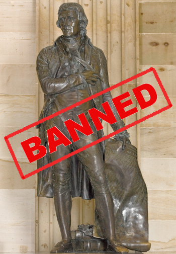 Thomas Jefferson banned in New York