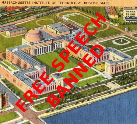 No free speech allowed at MIT