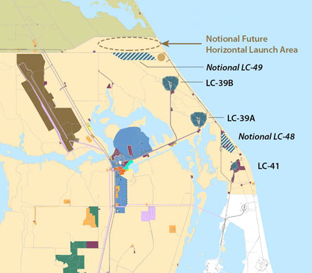 Long term Land Use map for Kennedy Space Center